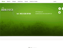 Tablet Screenshot of briarpatchnursery.com